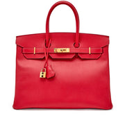 Hermès
Rouge Piment Epsom Birkin 35 Gold Hardware, 2019