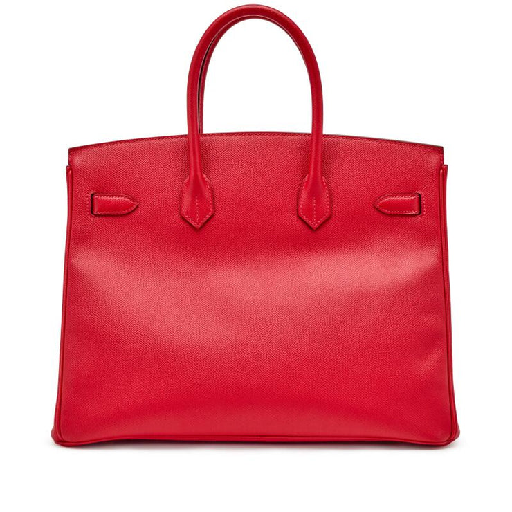 Hermès
Rouge Piment Epsom Birkin 35 Gold Hardware, 2019