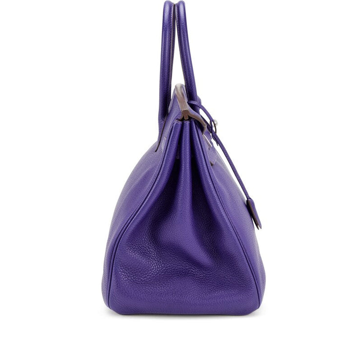 Hermès
Ultraviolet Clemence Birkin 35 Palladium Hardware, 2010