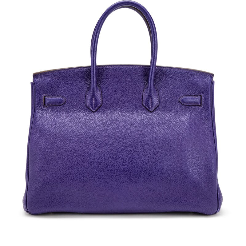 Hermès
Ultraviolet Clemence Birkin 35 Palladium Hardware, 2010
