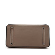 Hermès
Bi-Color Etain and Black Epsom HSS Birkin 35 Brushed Palladium Hardware 2018