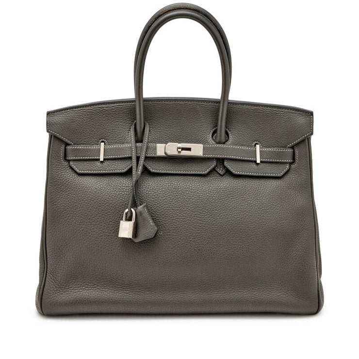 Hermès
Graphite Togo Birkin 35 Palladium Hardware, 2007