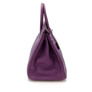 Hermès
Violet Clemence Birkin 40 Palladium Hardware, 2012