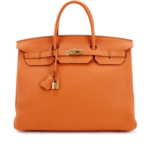 Hermès
Potiron Togo Birkin 40 Gold Hardware, 2010