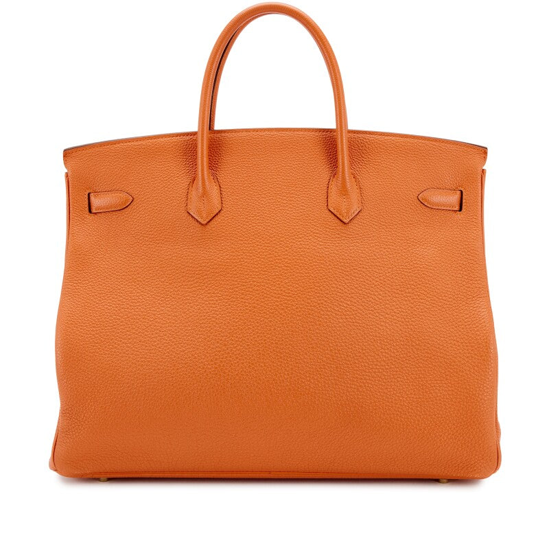 Hermès
Potiron Togo Birkin 40 Gold Hardware, 2010