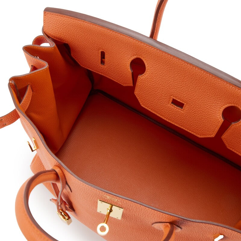 Hermès
Potiron Togo Birkin 40 Gold Hardware, 2010