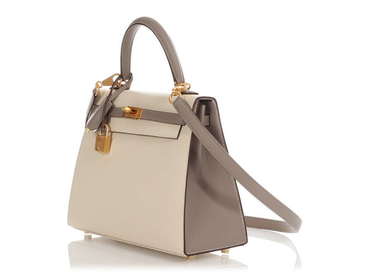 Hermès
Nata and Gris Epsom HSS Kelly 25 Gold Hardware, 2021