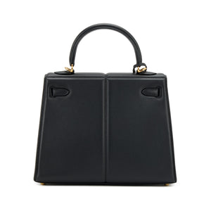 Hermès
Black Swift Kelly Padded Sellier 25 Gold Hardware, 2022