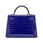 Hermès
Bleu Électrique Shiny Porosus Crocodile Sellier Kelly 32