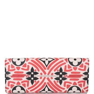 Louis Vuitton Cream Red Monogram Giant Coated Canvas Crafty OnTheGo GM Gold Hardware