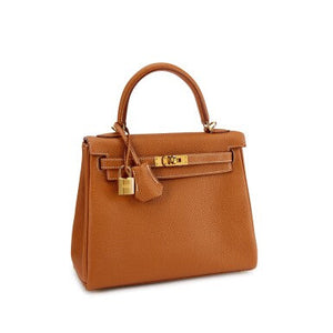 Hermès Gold Togo Kelly 25 Retourne Gold Hardware, 2020