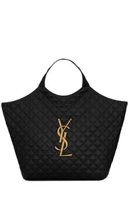 MAXI SHOPPING BAG ICARE IN PELLE DI AGNELLO TRAPUNTATA