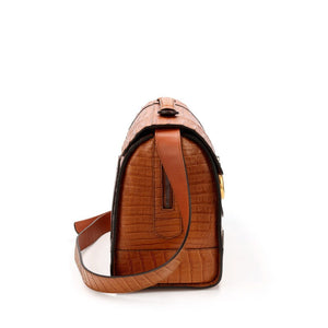 Gucci
Brown Alligator Large GG Marmont Briefcase Gold Hardware