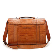 Gucci
Brown Alligator Large GG Marmont Briefcase Gold Hardware