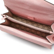 Gucci
Pink Dionysus Shoulder Bag in GG Supreme Coated Canvas with Gunmetal Hardware, 2015