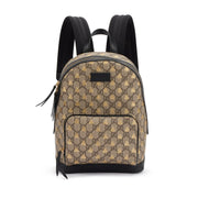 Gucci
Brown and Gold GG Supreme Monogram Bees Small Day Backpack Gold Hardware