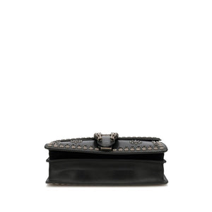 Gucci
Black Leather and Strass Studded Small Dionysus Bag Gold and Ruthenium Hardware
