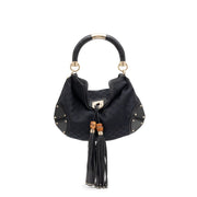 Gucci
Black Monogram GG Canvas Indy Gold and Bamboo