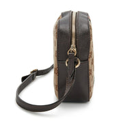Gucci
Beige GG Monogram Canvas Bee Web Camera Bag Gold Hardware