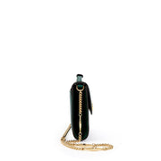 Gucci
Green Leather Mini Zumi Flap Bag Gold and Silver Hardware