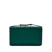 Gucci
Green Leather Mini Zumi Flap Bag Gold and Silver Hardware