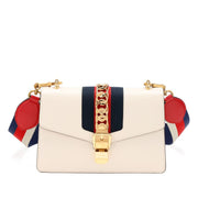 Gucci
Ivory Leather Small Sylvie Bag Gold Hardware