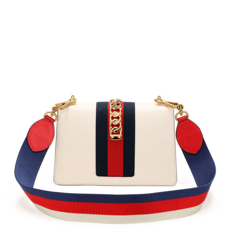 Gucci
Ivory Leather Small Sylvie Bag Gold Hardware