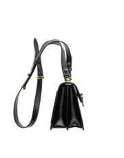 PRADA | SHEARLING COAT WITH SILK TRIMMING,