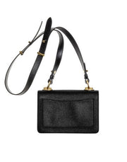 PRADA | SHEARLING COAT WITH SILK TRIMMING,