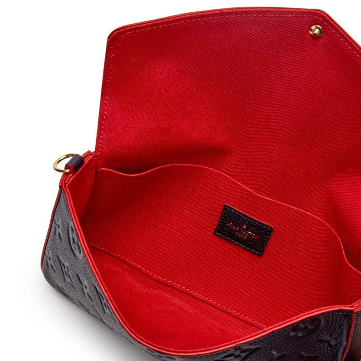 Louis Vuitton
Ebene Monogram Canvas Félicie Pochette Gold Hardware, 2021