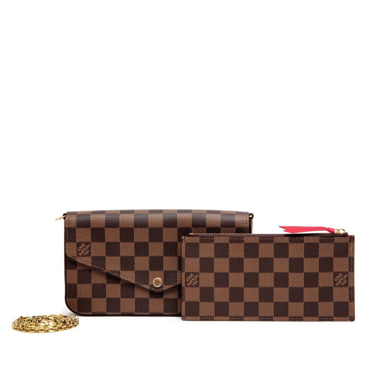 Louis Vuitton
Brown Damier Ebene Félicie Pochette Gold Hardware, 2021