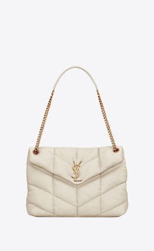 PUFFER MEDIA IN NAPPA TRAPUNTATA