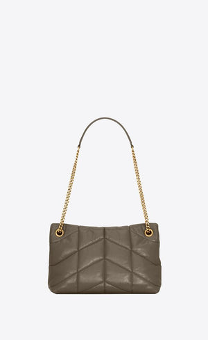 PUFFER PICCOLA IN PELLE TRAPUNTATA STROPICCIATA