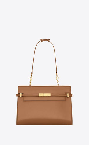 BORSA MANHATTAN TOP-HANDLE IN PELLE BOX SAINT LAURENT