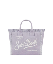 Borsa Colette in canvas di cotone lilla