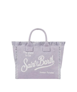 Borsa Colette in canvas di cotone lilla