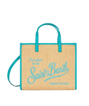 Borsa Midi Vivian in paglia beige