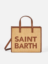 Borsa Midi Vivian in paglia beige