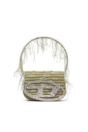 1DR-Iconica borsa a spalla in tela e pelle