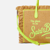 Borsa Colette in paglia con ricamo