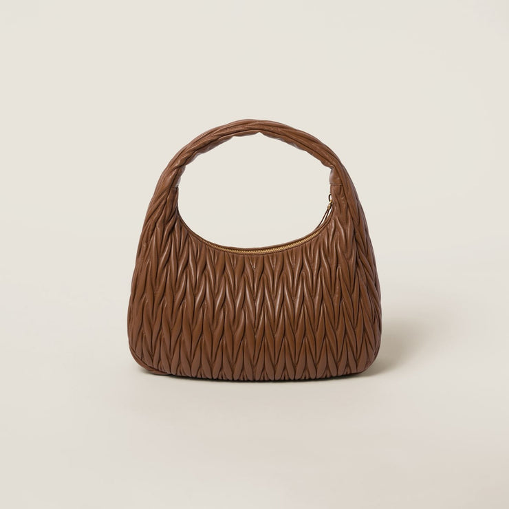 Borsa hobo Wander in nappa matelassé