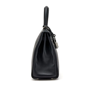 Hermès Black Swift Kelly 25 Palladium Hardware, 2020