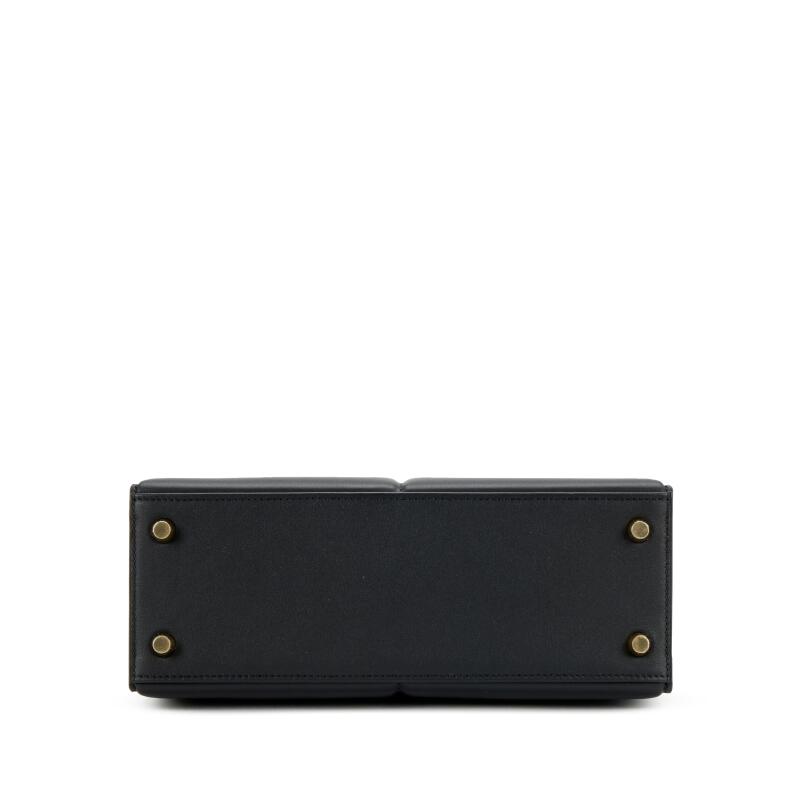 Hermès Black Swift Kelly Padded Sellier 25 Gold Hardware, 2022