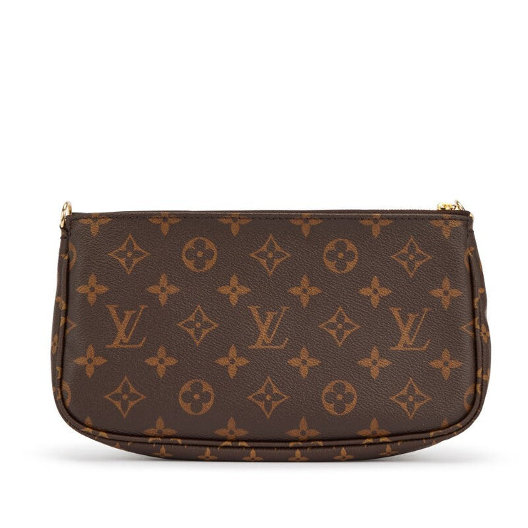 Louis Vuitton Khaki and Brown Monogram Canvas Multi Pochette Accessories Gold Hardware, 2021