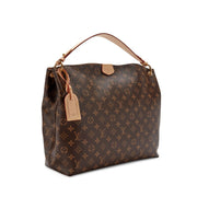 Louis Vuitton Ebene Monogram Coated Canvas Graceful MM Gold Hardware, 2021