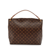 Louis Vuitton Ebene Monogram Coated Canvas Graceful MM Gold Hardware, 2021