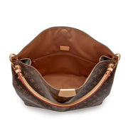 Louis Vuitton Ebene Monogram Coated Canvas Graceful MM Gold Hardware, 2021