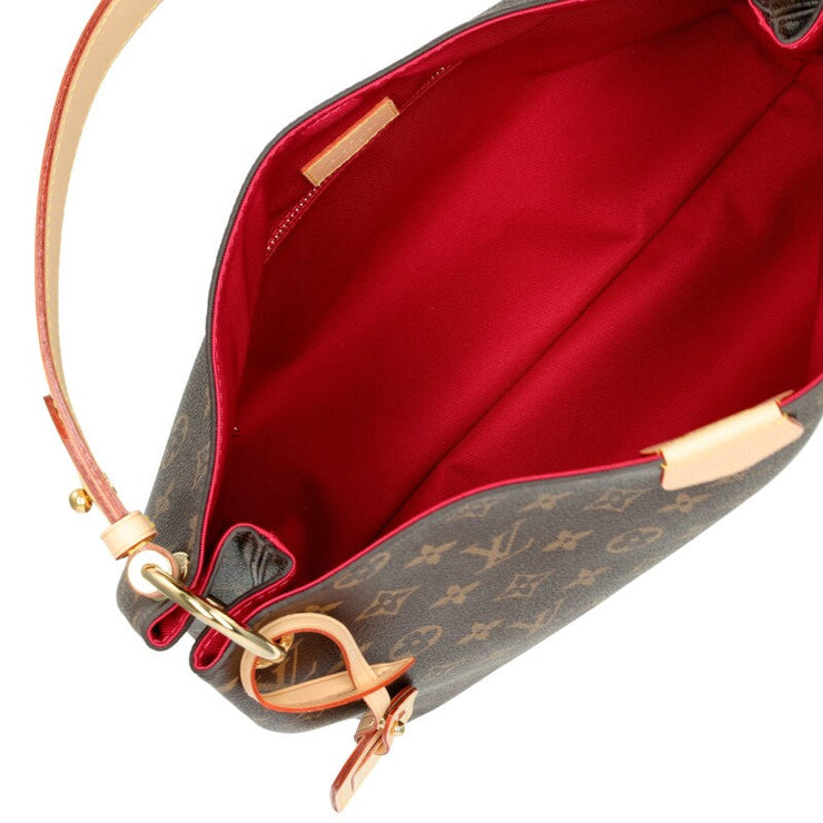 Louis Vuitton Ebene Monogram Coated Canvas Graceful MM Gold Hardware, 2021-2022