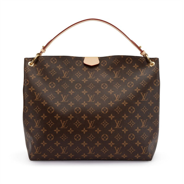Louis Vuitton Brown Monogram Coated Canvas Graceful MM Gold Hardware, 2021
