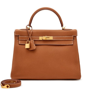 Hermès Gold Togo Kelly 32 Gold Hardware, 2022